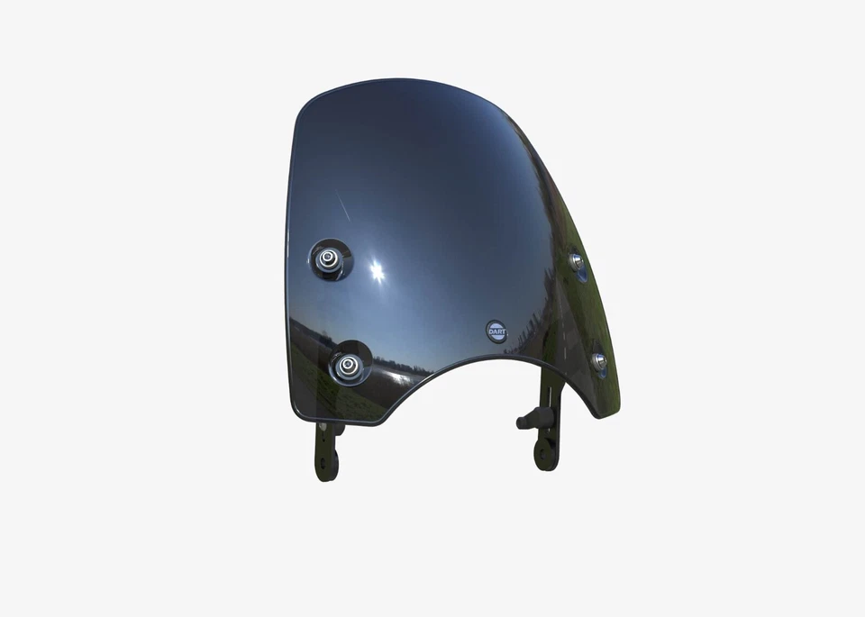 Genuine Dart Classic S3 Flyscreen- Moto Guzzi V7 850 - Black - Image 1 of 1