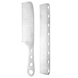 2 Pcs Stainless Steel Hair Combs Metal Hair Styling Comb anti Static Fine Tooth - Picture 1 of 11