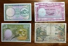 Set of 4 South Vietnam banknotes p1, p2, p3, p4 1955 circulated