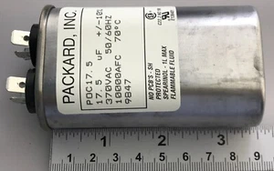 Condensadores de funcionamiento 17.5Mf 370V: POC17.5, 17.5MFD/370VOLT, 17.5Mf 370V, 17.5Uf 370V - Imagen 1 de 6