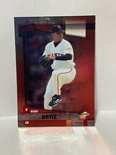 2002 Best of Fan Club "National 2002" embossed - RUSS ORTIZ #'d/5