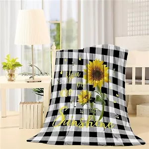 Throw Blanket Soft Plush Fleece Flannel Couch Sofa Bed 50" x 60" - Picture 1 of 6