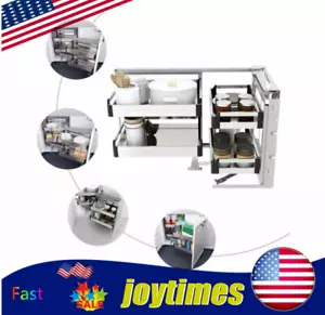 Gabinete de cocina de 15" con cierre suave extraíble antideslizante ajustable - Imagen 1 de 20