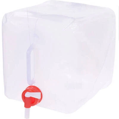 Wasserkanister mit Zapfhahn, faltbar, 5 L - Bild 1 von 2