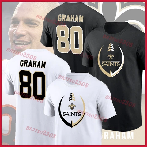 HOT NEW - Jimmy Graham #80 New Orleans Saints 2023 Player Name & Number T-Shirt Cover