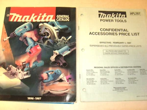 1996-1997 Makita General Tool  Catalog, 138 pages, # 999CAT1 + '97 Price Sheet - Picture 1 of 4