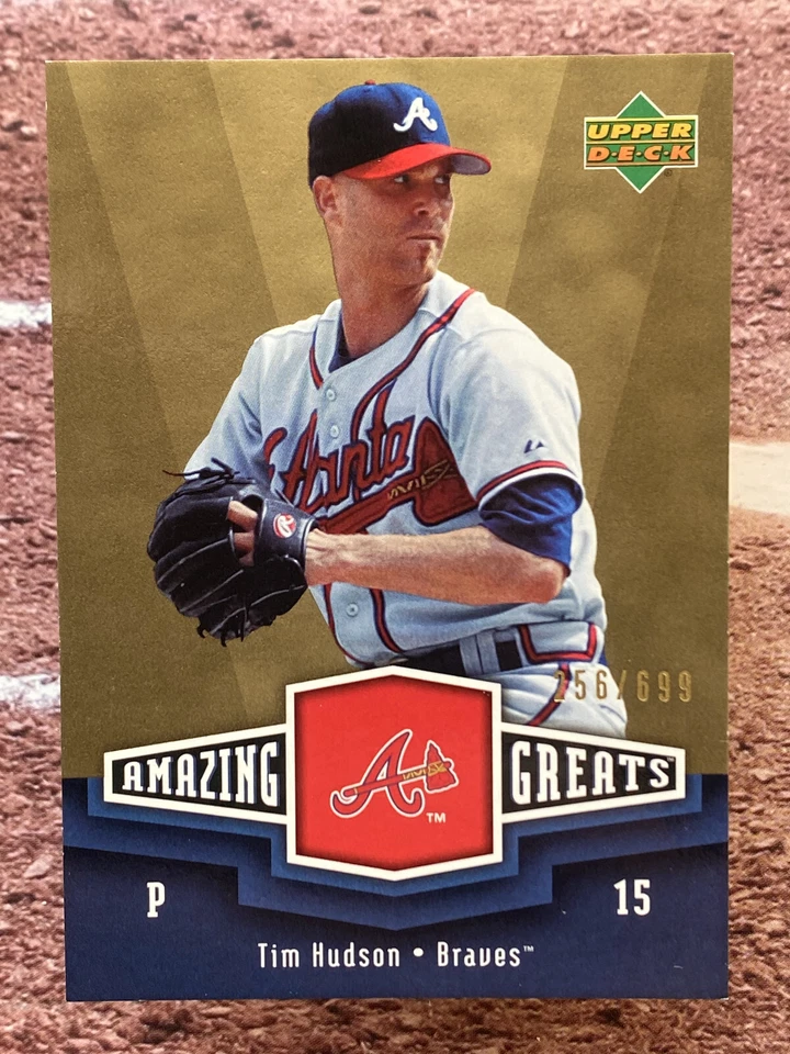 2006 Upper Deck Amazing Greats Gold /699 Tim Hudson #AG-TH - Image 1 of 2
