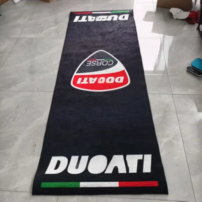 Alfombrilla de garaje para exhibición de piso Ducati 220x80 cm V4 V4S V2 MONSTER 950 821 937 939 Foto 1 de 4