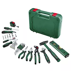 Bosch Hand Tool Set 52 Pc Inc Pliers, Ratchet, S/Driver, Hammer, Wrench & More - Picture 1 of 12