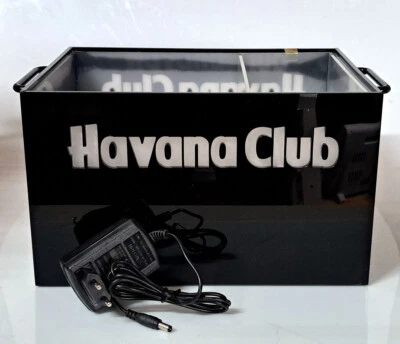 Porta Ghiaccio pubblicitario Havana Club 7 - Illuminato a Led - portabottiglie - Immagine 1 di 4
