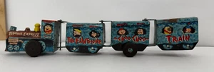 BEDROCK EXPRESS FLINTSTONE CHOO CHOO TRAIN WIND UP WORKING - Picture 1 of 17