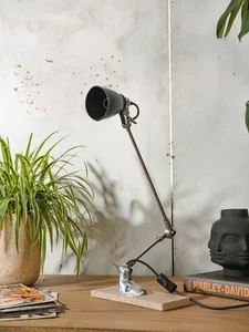 French Antique PFAFF Sewing Machine Lamp Industrial Bauhaus Style 1950s polished - Picture 1 of 14