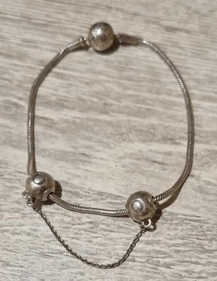 Beautiful Pandora Moments Essence Snake Chain Bracelet 590728 - Image 1 of 4