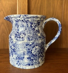 Chintzware blauer Krug Laura Ashley Staffordshire England Vintage 32 Oz - Bild 1 von 7