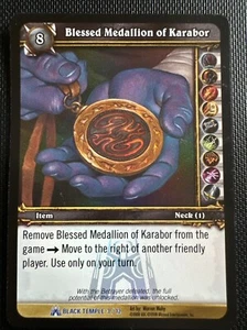World of Warcraft TCG Blessed Medallion of Karabor (Foil) - Black Temple Treasur - Bild 1 von 3