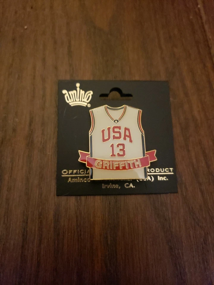 2000 WOMEN'S OLYMPIC BASKETBALL YOLANDA GRIFFITH 13 JERSEY PIN NEW FREE SHIP - Image 1 of 1