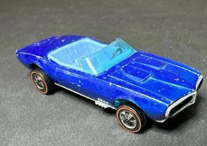 De colección Hot Wheels Redline 1968 EARLY Blue Custom Firebird HK - AZUL Int. - Imagen 1 de 6