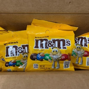 12 Bolsas M&M's Piezas de Chocolate con Leche de Cacahuete 2.55 Bolsas a Granel - Imagen 1 de 1