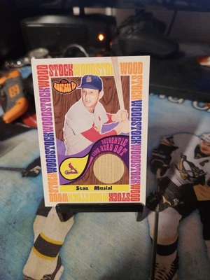2001 Topps American Pie #BBWM-SM Stan Musial Woodstock Relics - Image 1 of 2