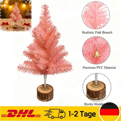 Mini Weihnachtsbaum 60cm Beleuchtung klein Künstlicher Tannenbaum Garten - Bild 1 von 4