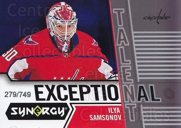 2018-19 Synergy Exceptional Talent #22 Ilya Samsonov - Image 1 of 1