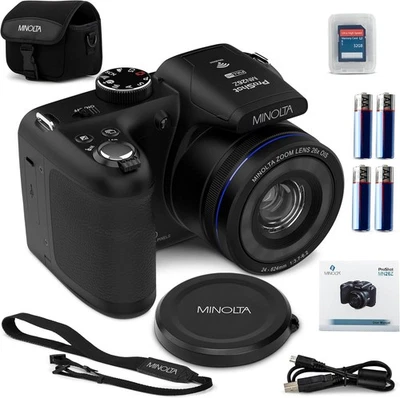 Cámara Minolta ProShot MN26Z 20 MP Full HD con zoom óptico 26x #MN26Z-BK, negra Foto 1 de 4