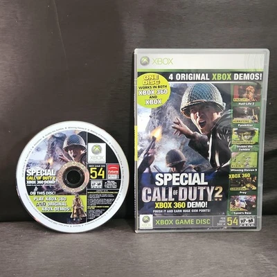 Call of Duty 2 (Xbox 360) Special Demo Disc #54 Feb 2006 OXM Xbox Game Magazine - Image 1 of 4