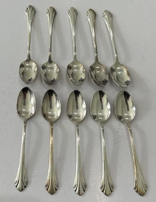 Oneida Bittersweet 10 cucharas Demitasse cubiertos café postre Foto 1 de 4