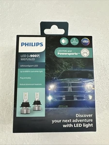 Philips LED 9007 UltinonSport LED Headlight Bulb 6000K White 2 Pack - Picture 1 of 8
