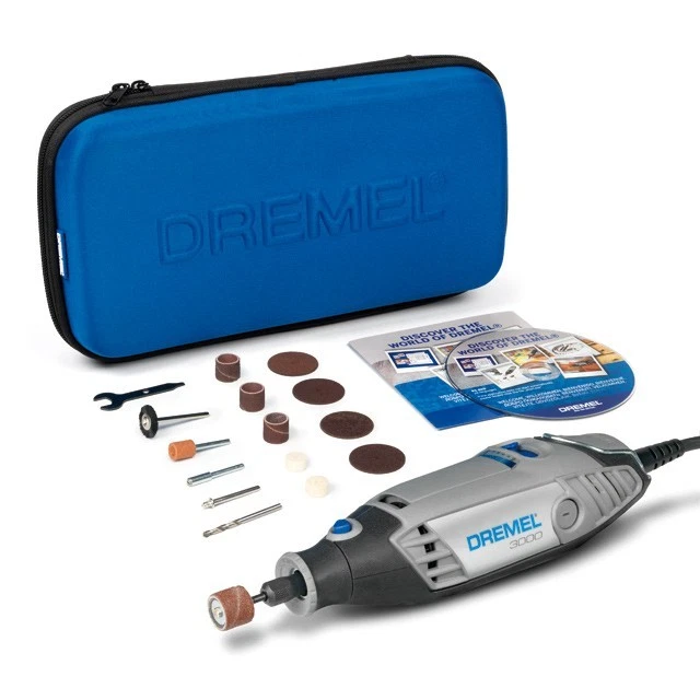 DREMEL 3000 130W Outil Multi-Fonction  avec 15 Accessoires (F0133000JA)