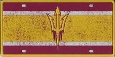 Arizona State University Sun Devils Premium Laser Cut Tag License Plate,... - Image 1 of 2