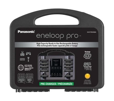 Panasonic K-KJ17KHC82A eneloop pro pacote de energia de alta capacidade, 8AA, 2... envio rápido - Imagem 1 de 4