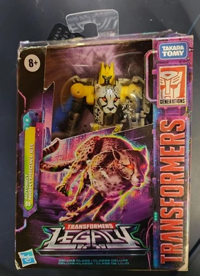 Transformers Legacy Deluxe Class: AUTOBOT NIGHTPROWLER Figura Caja Imperfecta Foto 1 de 2