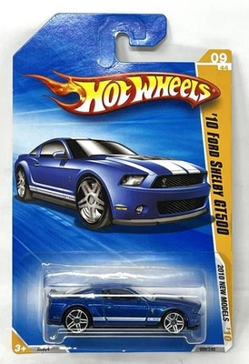 Ford Shelby GT500 2009 10 Hot Wheels azul 2010 nuevos modelos 009/240 Foto 1 de 4