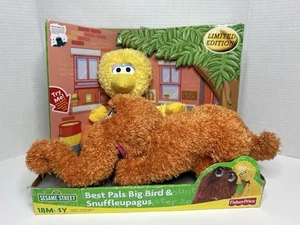 Sesame Street Big Bird & Snuffleupagus LIMITED EDITION Fisher-Price Plush N8473 - Picture 1 of 7