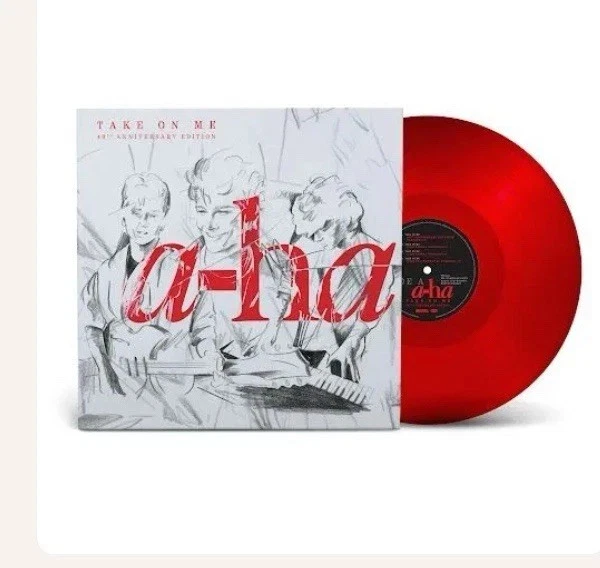 a-ha - Take On Me 40th Anniversary EP  ruby red Vinyl Black Friday RSD 2025 - Image 1 of 1