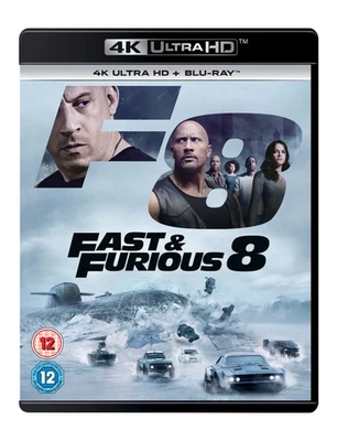 Fast & Furious 8 (4K UHD Blu-ray) Dwayne 'The Rock' Johnson Michelle Rodriguez - Image 1 of 2