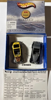 2001 HOT WHEELS K•B TOYS EXCLUSIVE SERIES 4 ‘33 FORD ROADSTER 2 CAR SET ZAMAC - Image 1 of 4