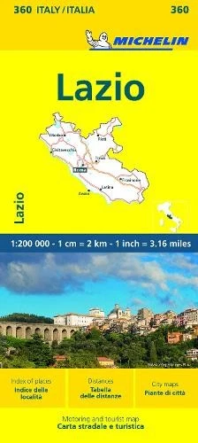 Michelin Lazio - Michelin Local Map 360 (Map) (US IMPORT) - Image 1 of 1