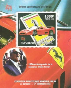 Senegal - 1998 Ferrari Anniversary - Stamp Souvenir Sheet - 19F-009 - Picture 1 of 1