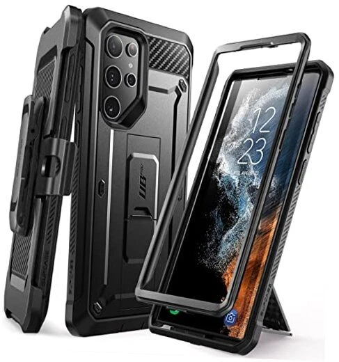 Supcase Unicorn Beetle Pro Rugged Samsung Galaxy S22 Ultra Case - Black