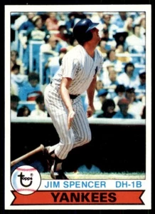 1979 Topps Jim Spencer A Baseball Cards #17 - Picture 1 of 2