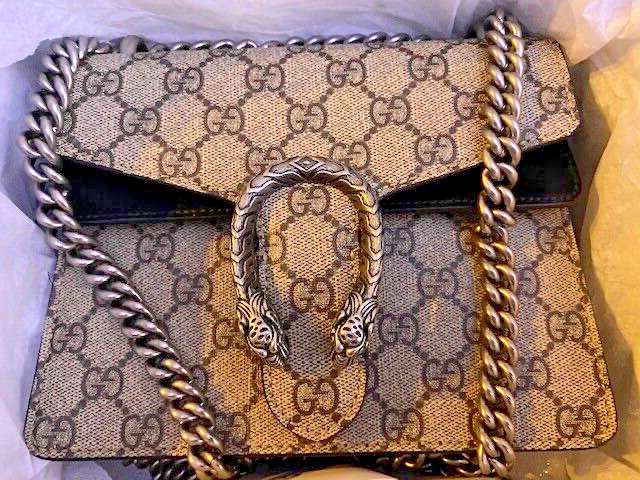 Authentic Gucci Small Dionysus GG Shoulder Bag:$2,980 +tax