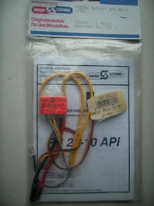 Simprop 0113751 Controlador de Cepillo RS24-10APi 6-10 Células 24 A BEC 5V/1A JR Conector - Imagen 1 de 1