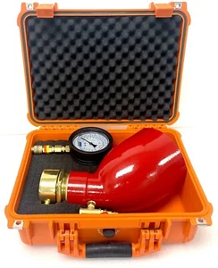 2-1/2" NST Hydrant Flow Test Swivel Diffuser 160Psi /2120GPM Gauge with Case NNI - Picture 1 of 7