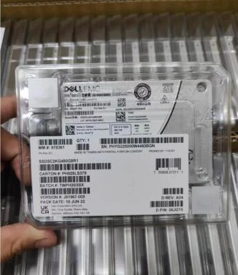 New DELL EMC Intel D3 S4610 480GB SSD 2.5'' SATA 6Gb/s SSDSC2KG480G8R - Image 1 of 2
