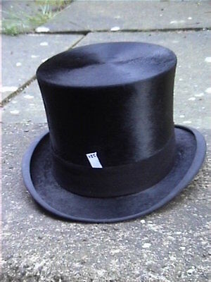 Superbo Cappello Top Woodrow, Piccadilly, Londra Seta Nera Taglia 71⁄4 • 910.81€