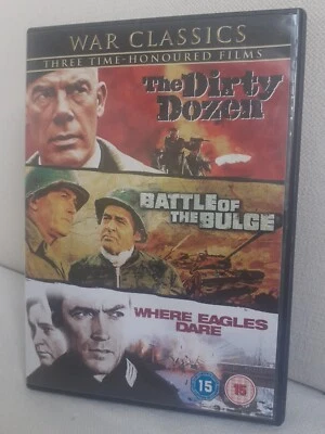 War Classics Collection: Where Eagles Dare/Dirty Dozen/ Battle of Bulge - DVD - Image 1 of 4