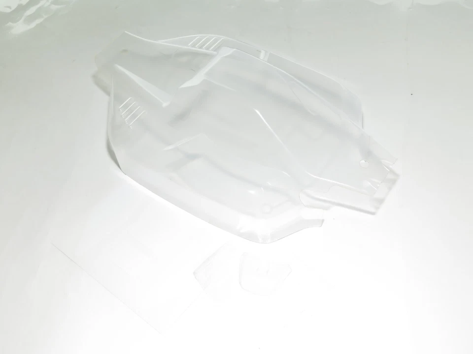 MUGE2027 MUGEN SEIKI MBX8R NITRO BUGGY CLEAR BODY WITH WINDOW MASK - Image 1 of 1