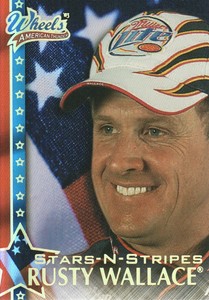 2003 Wheels American Thunder NASCAR Racing Holofoil #P27 Rusty Wallace
